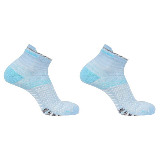 Blue - Front - Salomon Womens-Ladies Predict Sports Socks (Pack of 2)