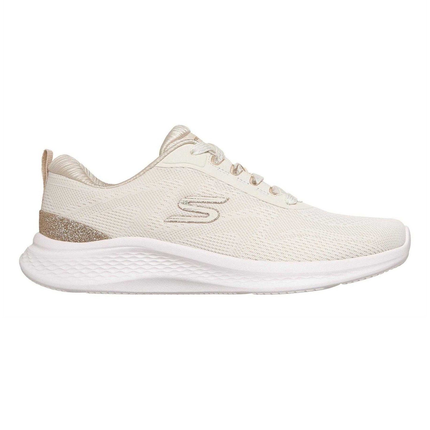 Natural Gold - Front - Skechers Womens-Ladies Sketch-Lite Pro 2.0 Glitter Trainers