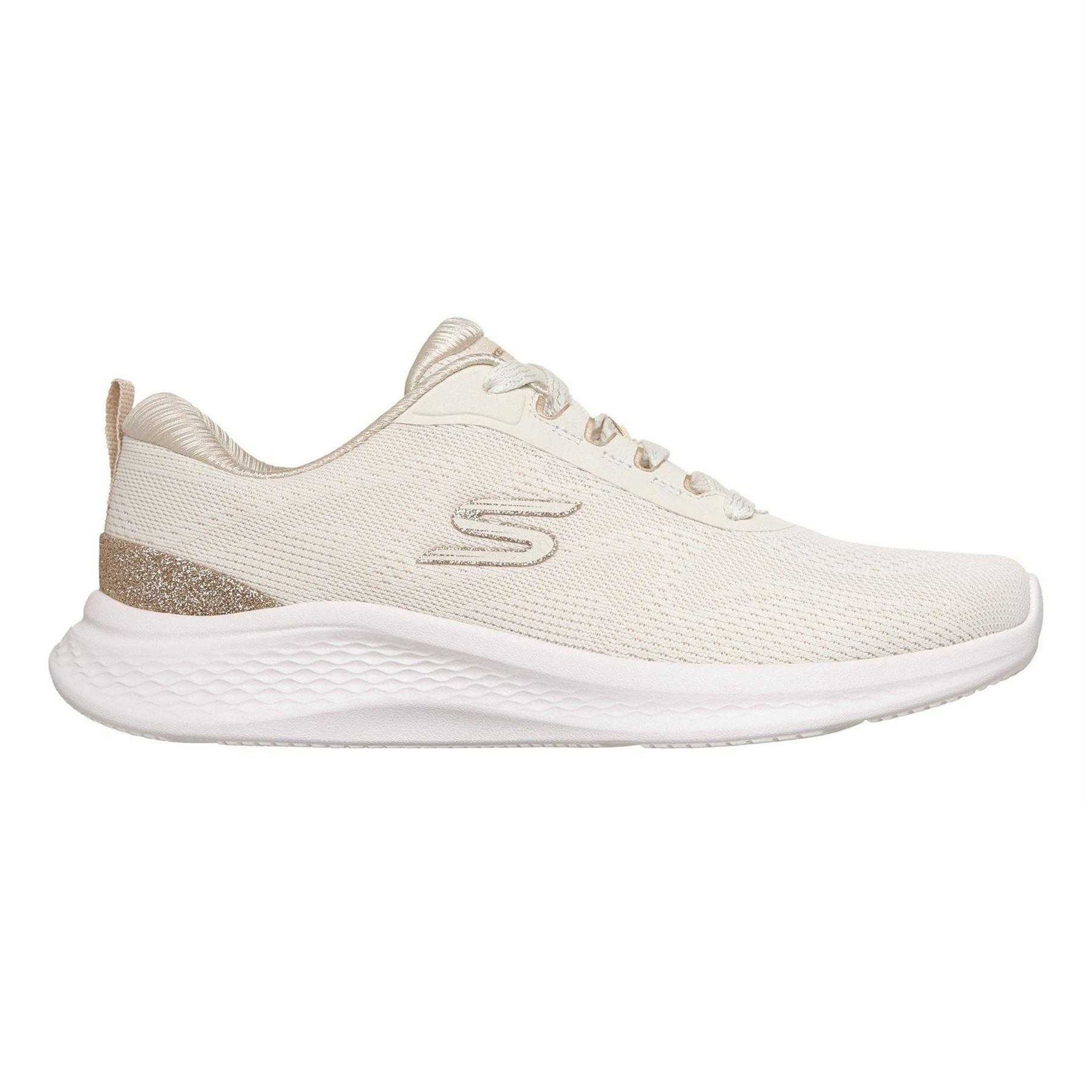 Natural Gold - Front - Skechers Womens-Ladies Sketch-Lite Pro 2.0 Glitter Trainers