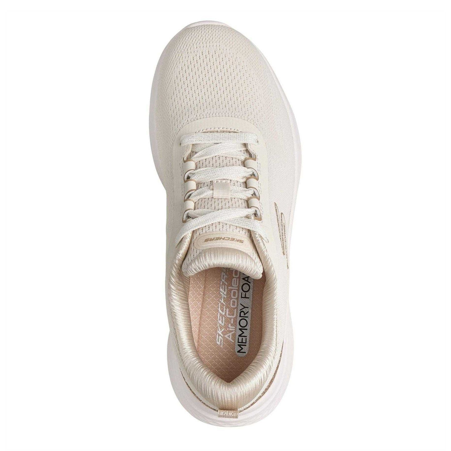 Natural Gold - Side - Skechers Womens-Ladies Sketch-Lite Pro 2.0 Glitter Trainers
