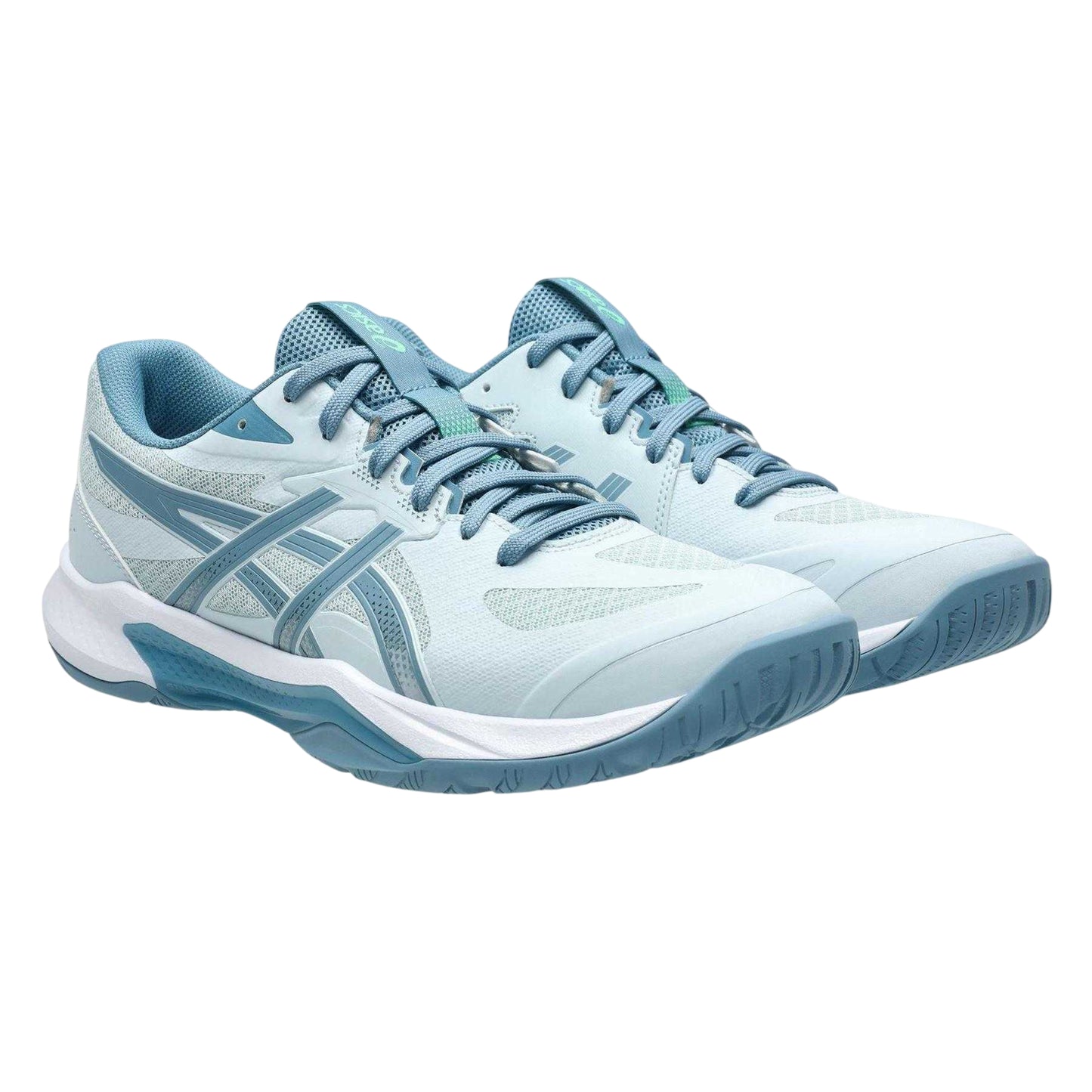 Cool Grey-Blue - Pack Shot - Asics Mens Gel Tactic 13 Handball Trainers