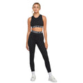 Black - Lifestyle - SikSilk Womens-Ladies Essential Tape Sports Bra