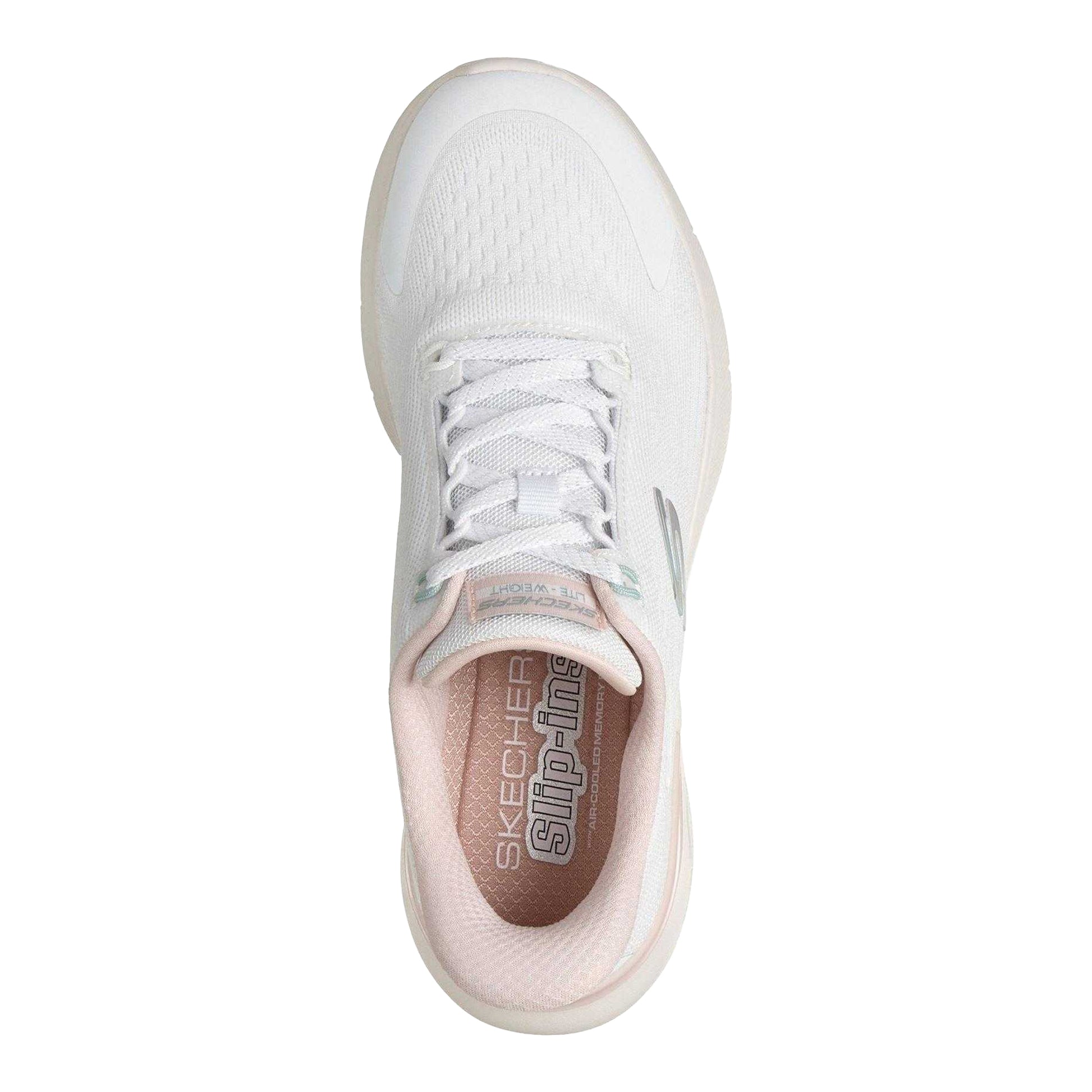 Natural - Side - Skechers Womens-Ladies Skech-Air Dynamight Low Trainers