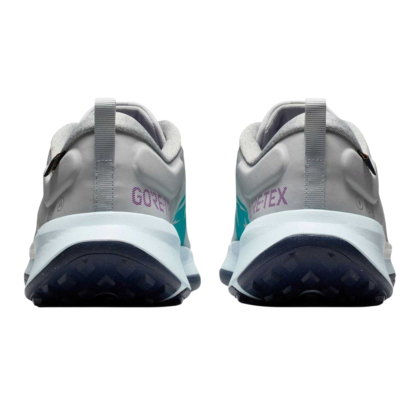 Grey-Navy - Back - Nike Mens Juniper Trail 2 GORE-TEX Running Trainers