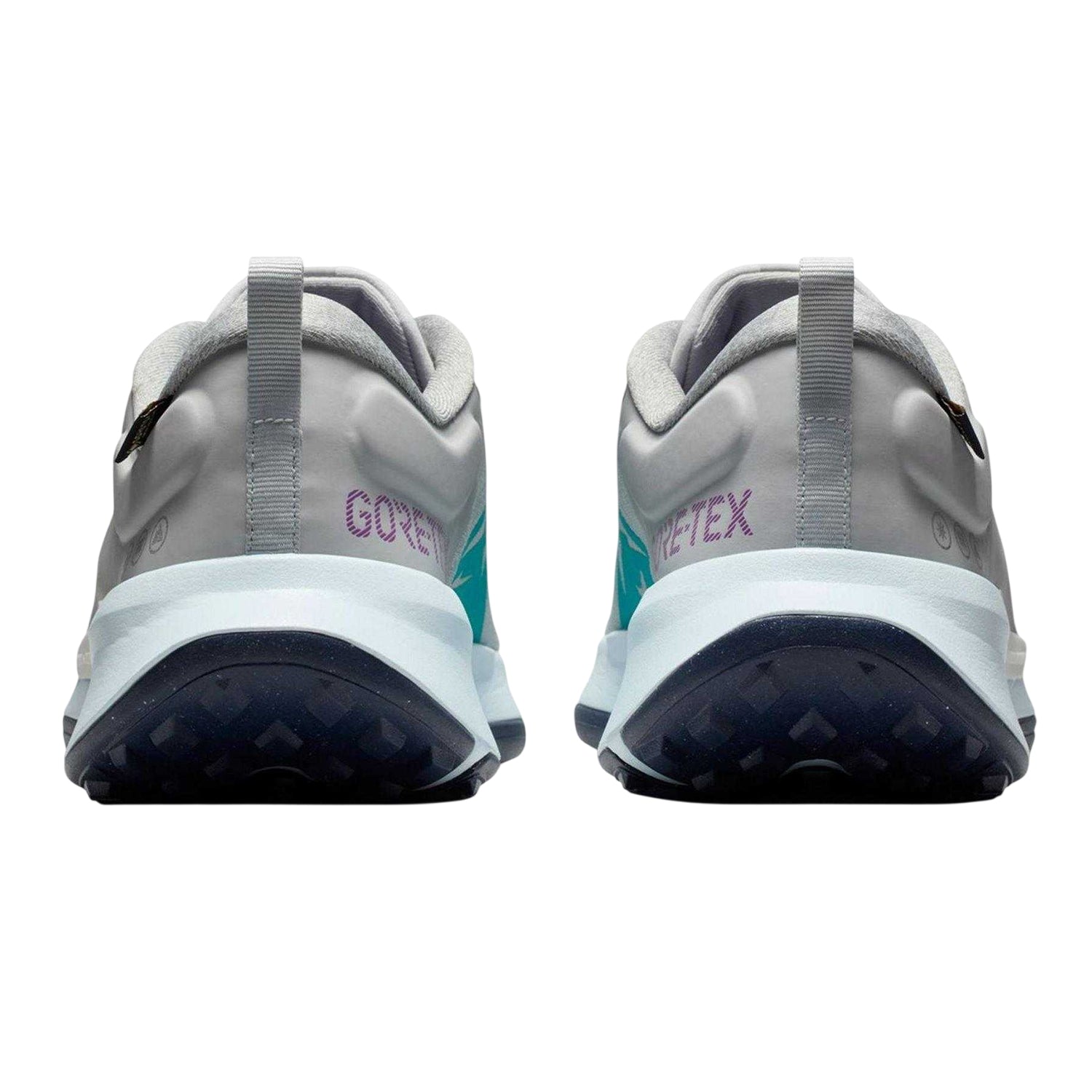Grey-Navy - Back - Nike Mens Juniper Trail 2 GORE-TEX Running Trainers
