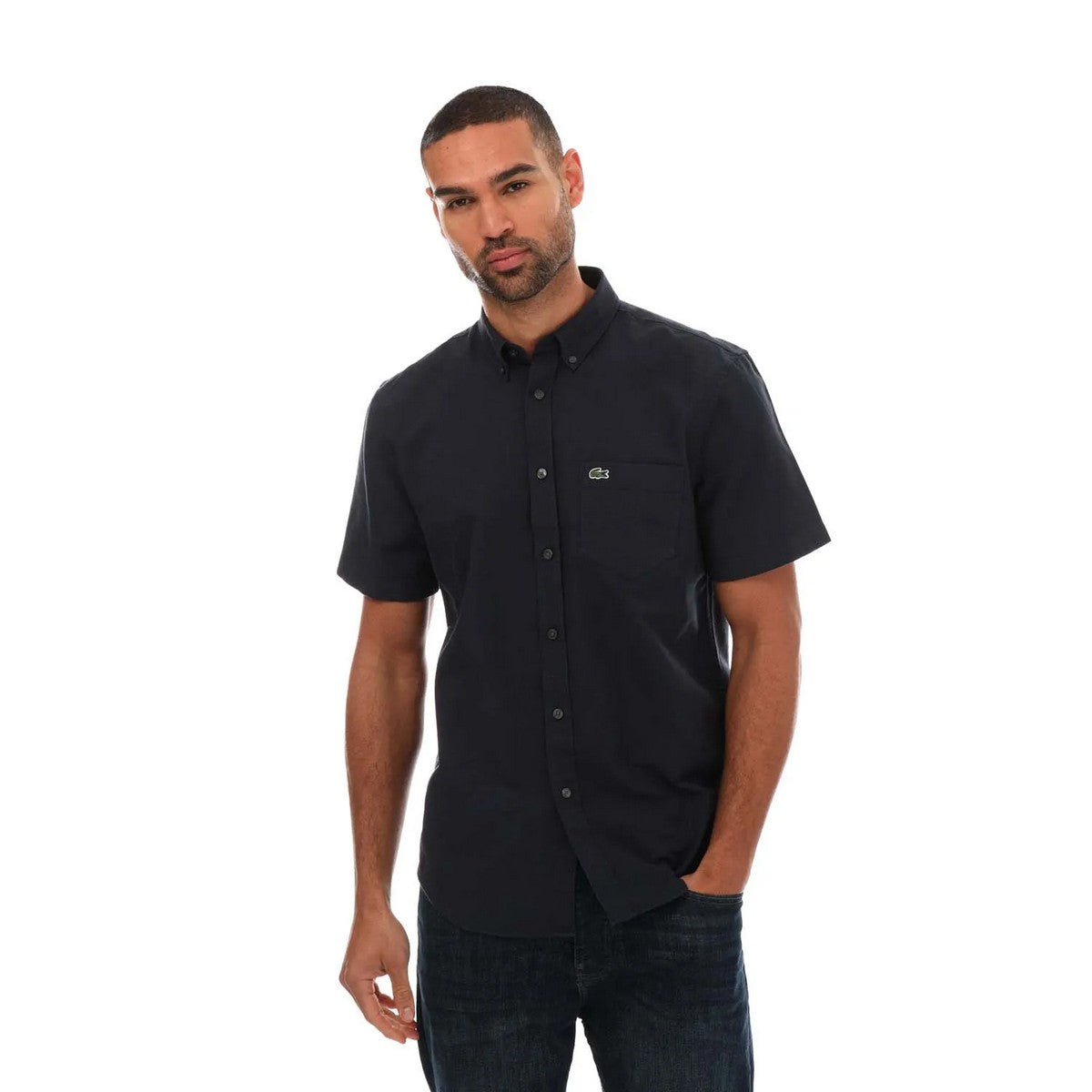 Blue - Lifestyle - Lacoste Mens Cotton Regular Shirt