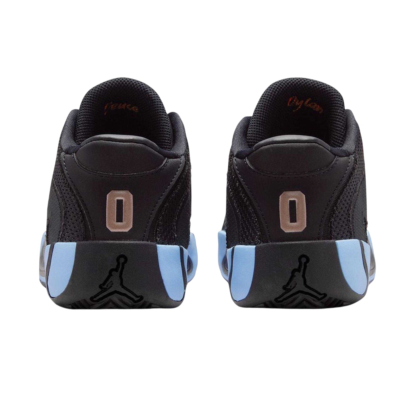 Black-Blue - Back - Nike Childrens-Kids Air Jordan Tatum 4 Basketball Shoes