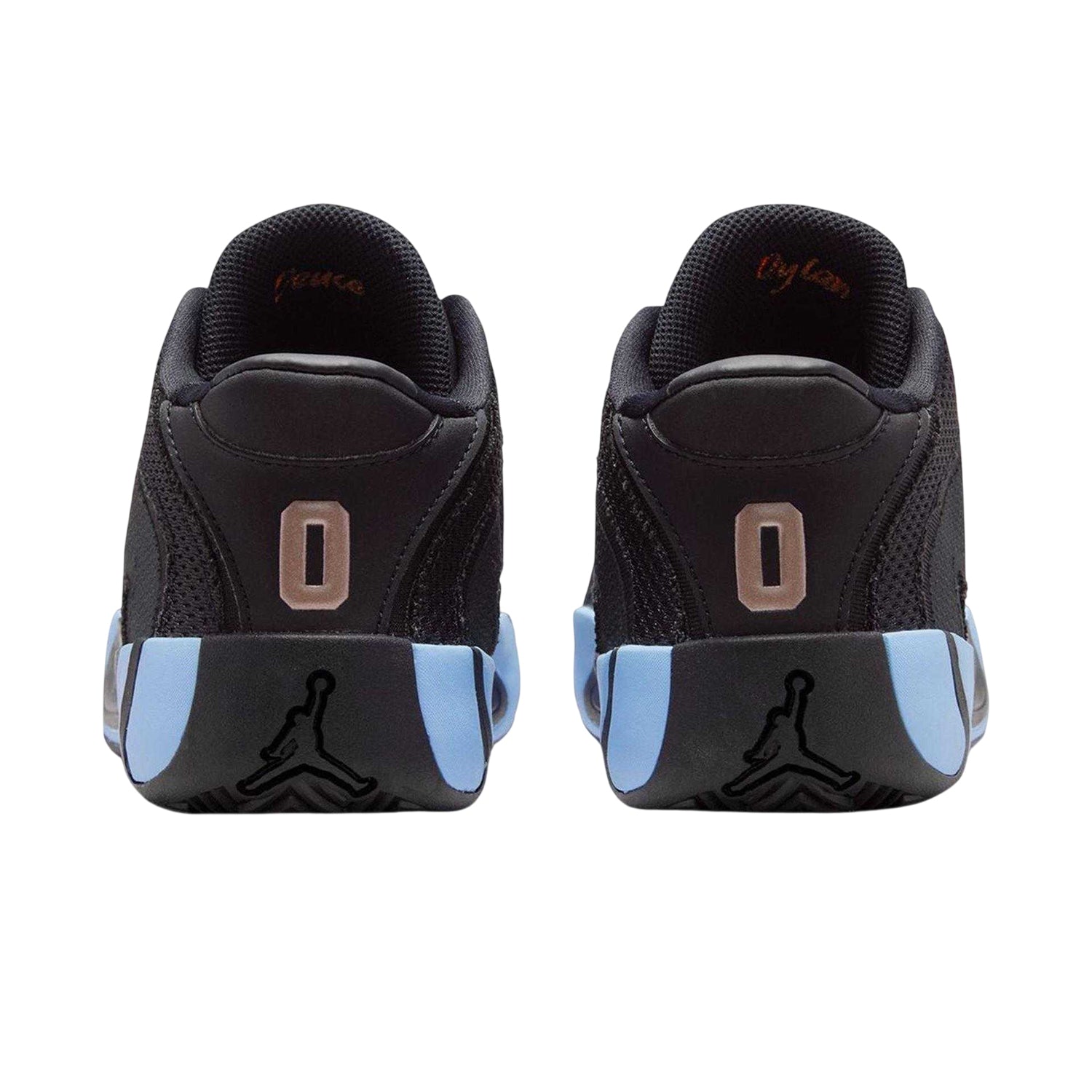 Black-Blue - Back - Nike Childrens-Kids Air Jordan Tatum 4 Basketball Shoes