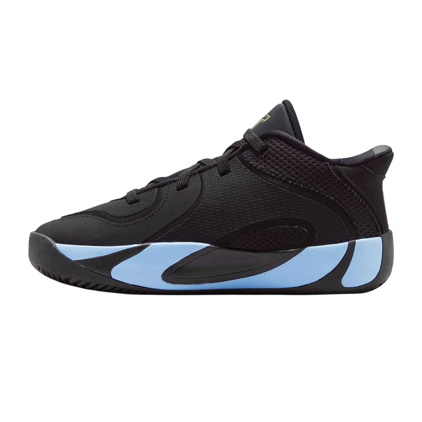 Black-Blue - Side - Nike Childrens-Kids Air Jordan Tatum 4 Basketball Shoes