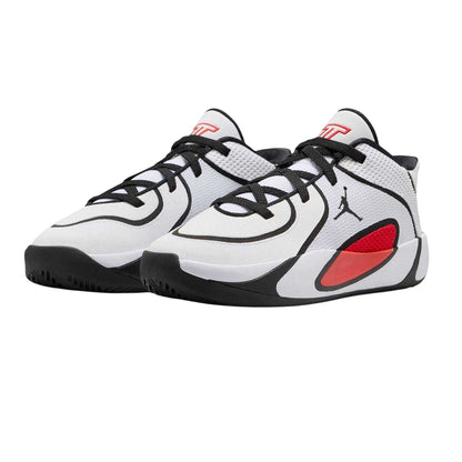 White-Red-Black - Pack Shot - Nike Childrens-Kids Air Jordan Tatum 4 Basketball Shoes