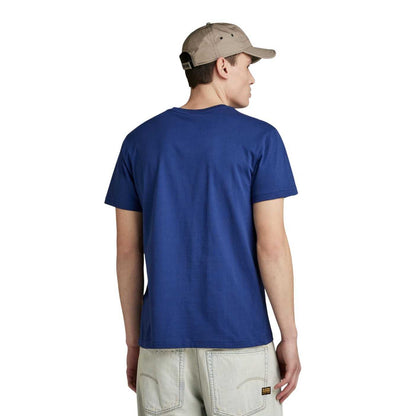 Ballad Blue - Back - G-Star Mens Box Camo T-Shirt