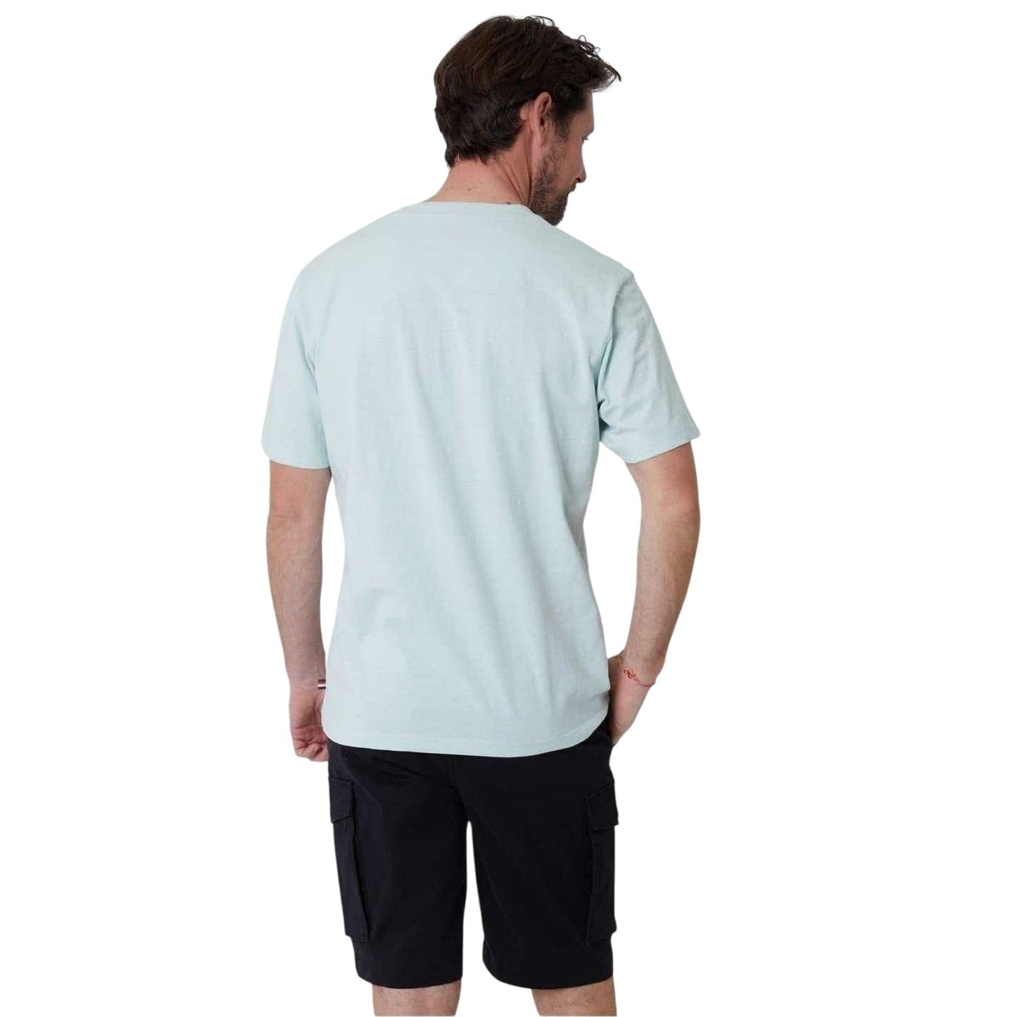 Sky Blue - Back - Saltwell Mens Miller T-Shirt