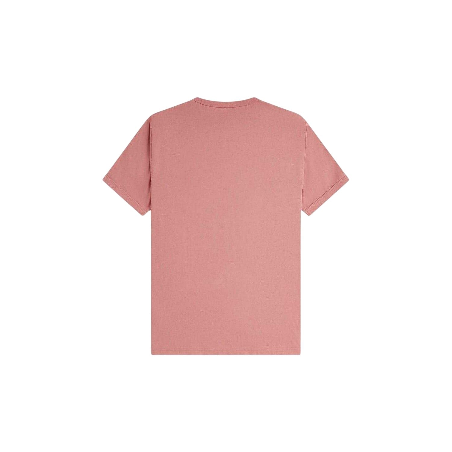 Putty - Back - Fred Perry Mens Embroidered Logo Cotton T-Shirt