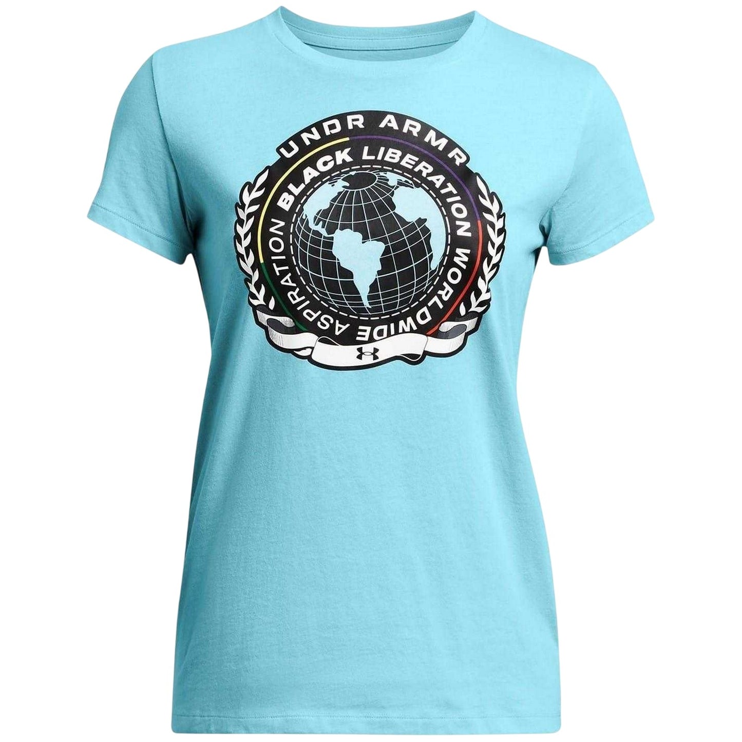 Blue - Front - Under Armour Womens-Ladies Black History Month T-Shirt