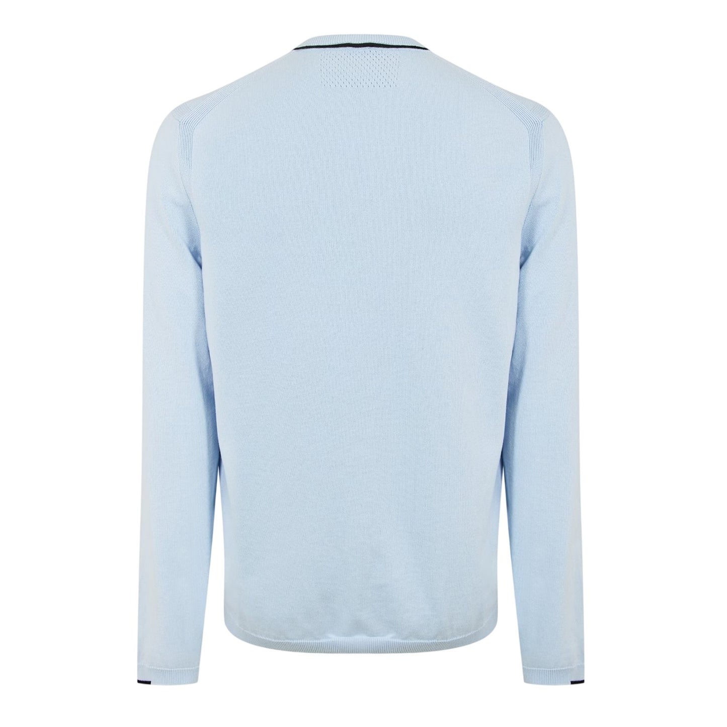 Blue - Back - Boss Mens Embroidered Logo Crew Neck Jumper