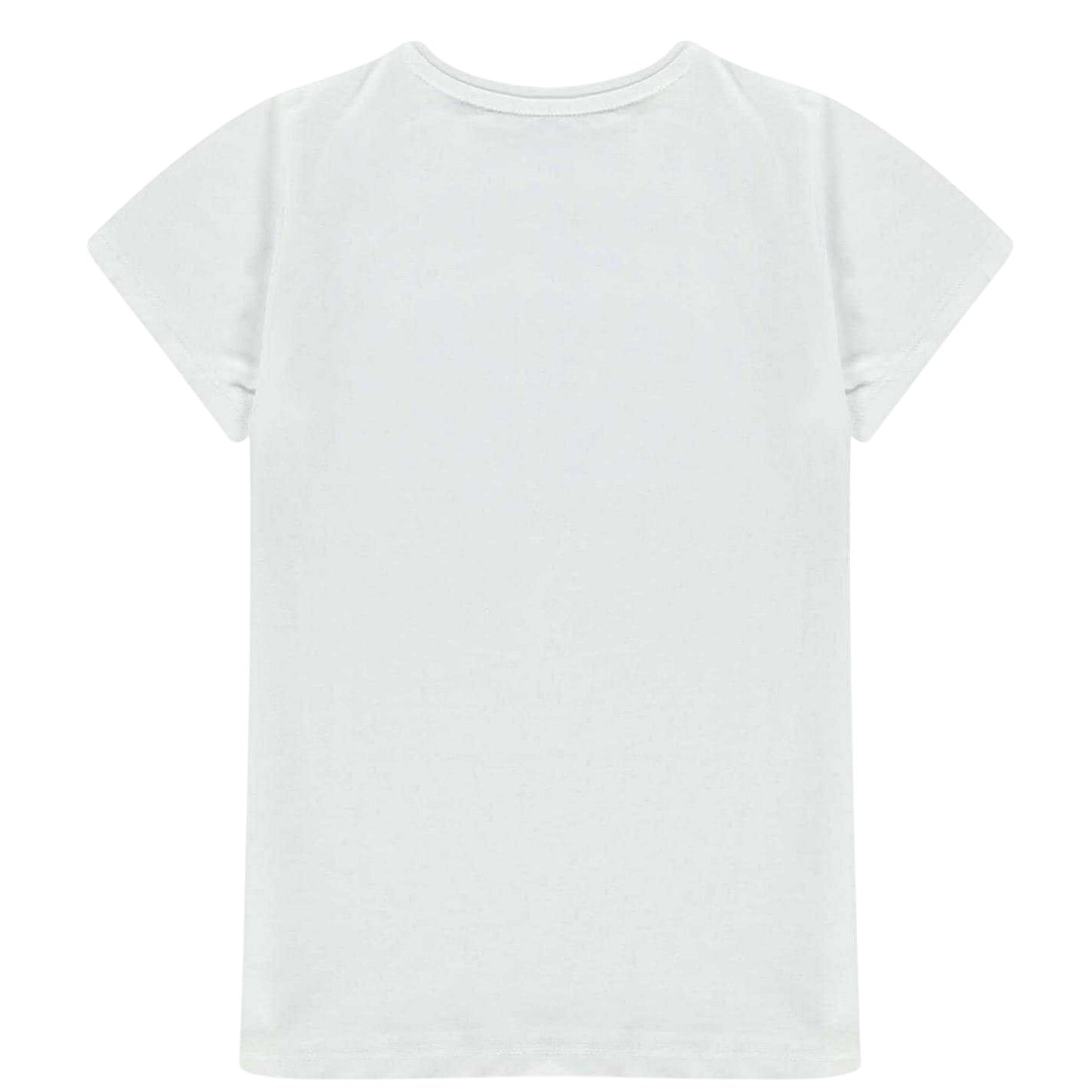 White - Back - Guess Girls Core Logo T-Shirt