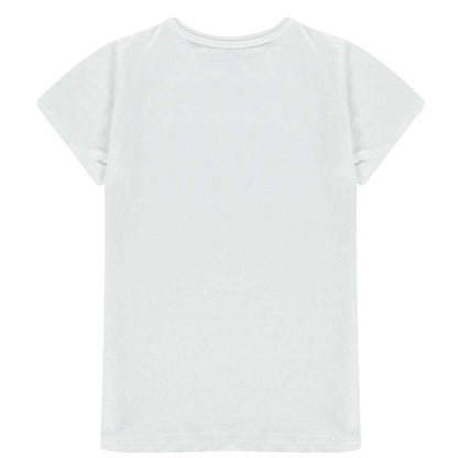 White - Back - Guess Girls Core Logo T-Shirt