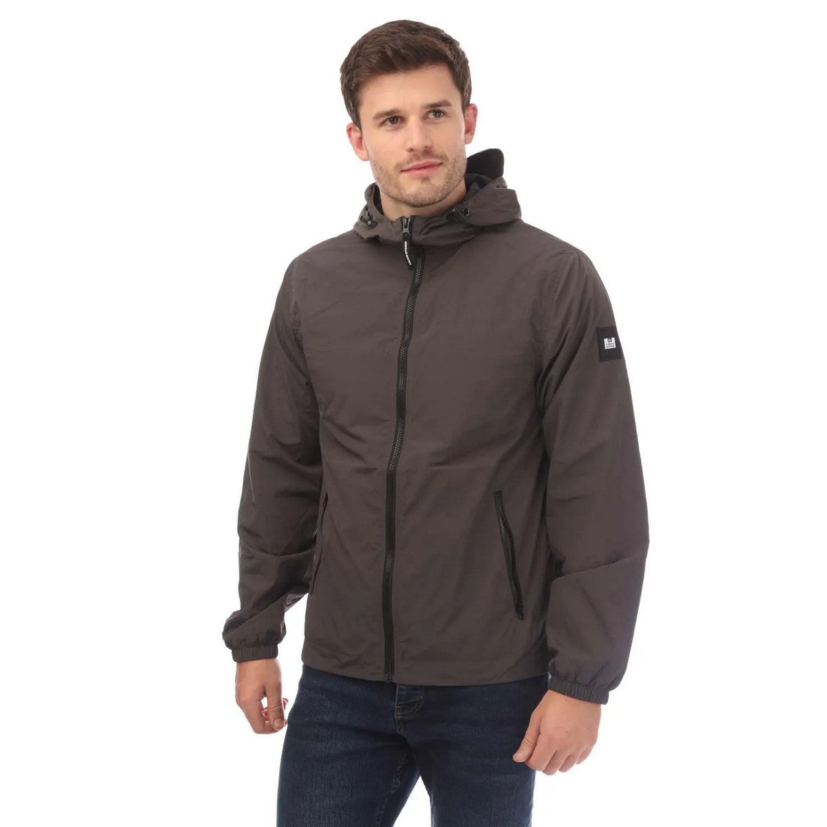 Grey - Close up - Weekend Offender Mens Klondike Padded Jacket