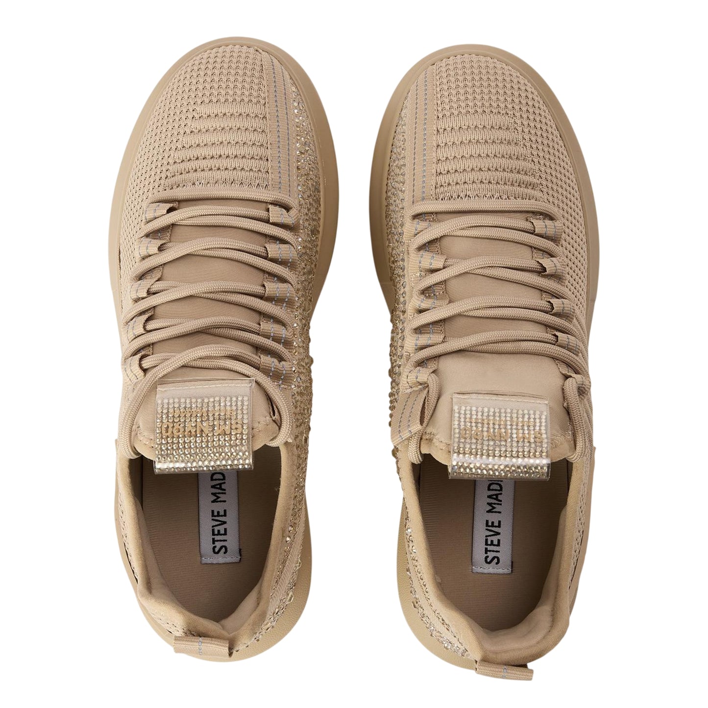 Blush - Side - Steve Madden Womens-Ladies Glorya Trainers