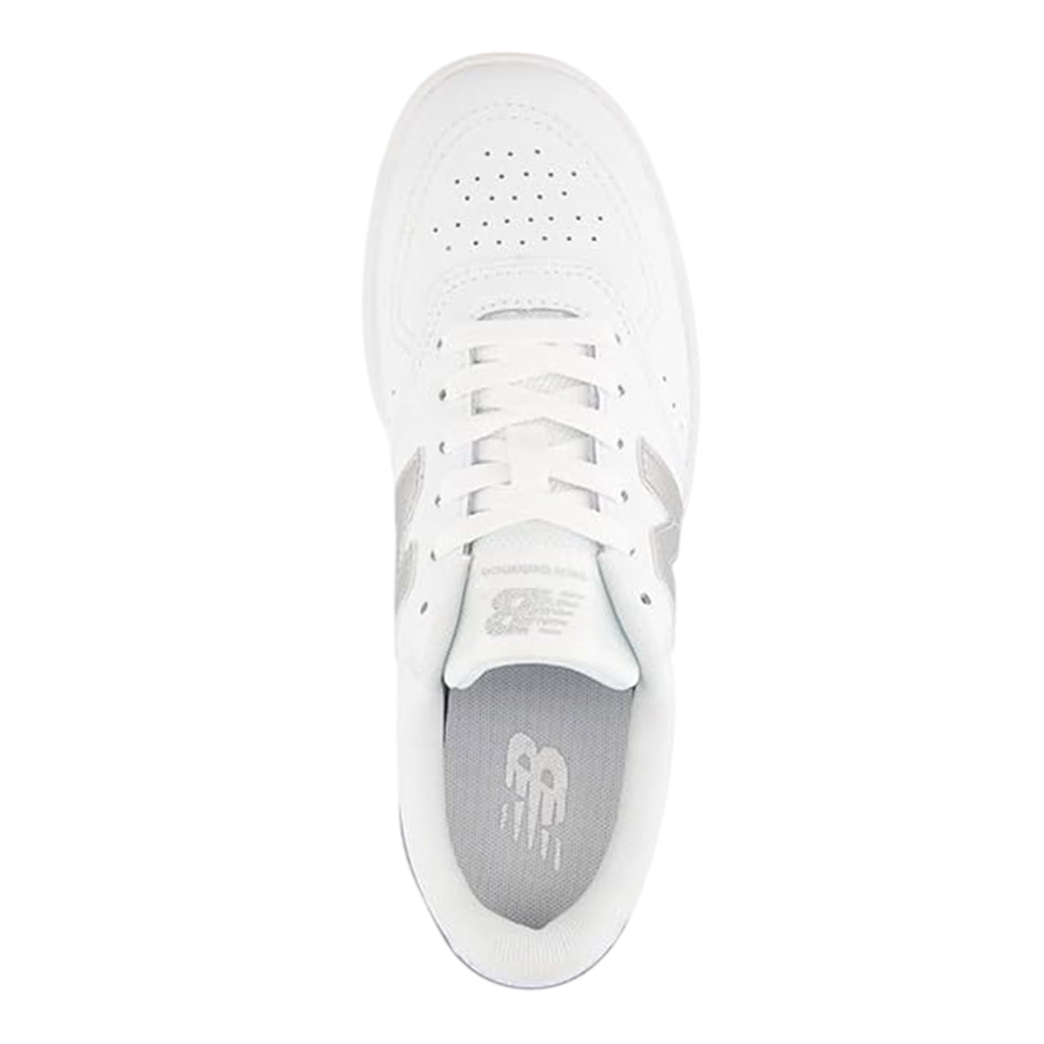 White - Side - New Balance Womens-Ladies Bb80 Trainers