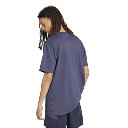 Blue - Back - Adidas Mens Season Juventus FC Performance Gym T-Shirt