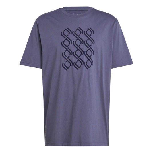 Blue - Front - Adidas Mens Season Juventus FC Performance Gym T-Shirt