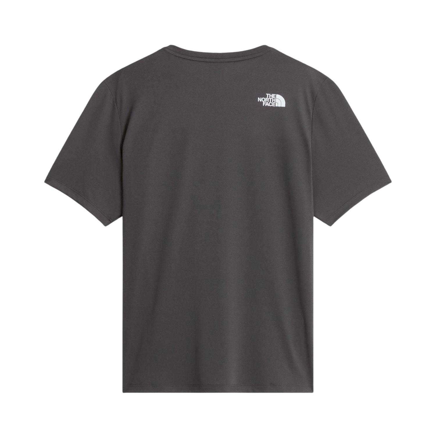 Anthracite Grey - Back - The North Face Mens 24-7 Logo T-Shirt
