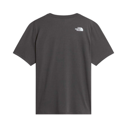 Anthracite Grey - Back - The North Face Mens 24-7 Logo T-Shirt