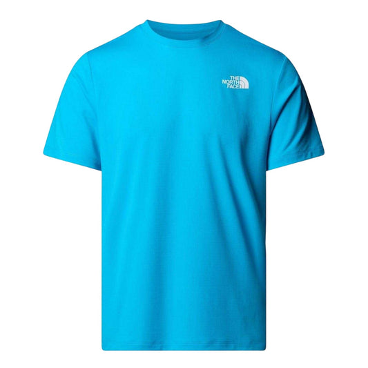 Blue - Front - The North Face Mens 24-7 Logo T-Shirt