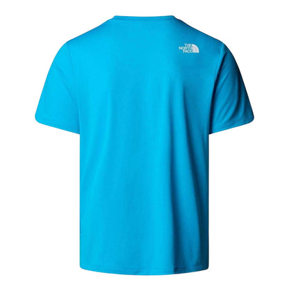 Blue - Back - The North Face Mens 24-7 Logo T-Shirt