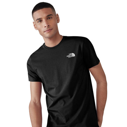 Black - Side - The North Face Mens 24-7 Logo T-Shirt