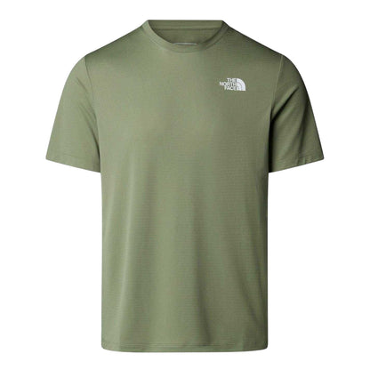 Green - Front - The North Face Mens 24-7 Logo T-Shirt