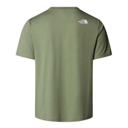 Green - Back - The North Face Mens 24-7 Logo T-Shirt