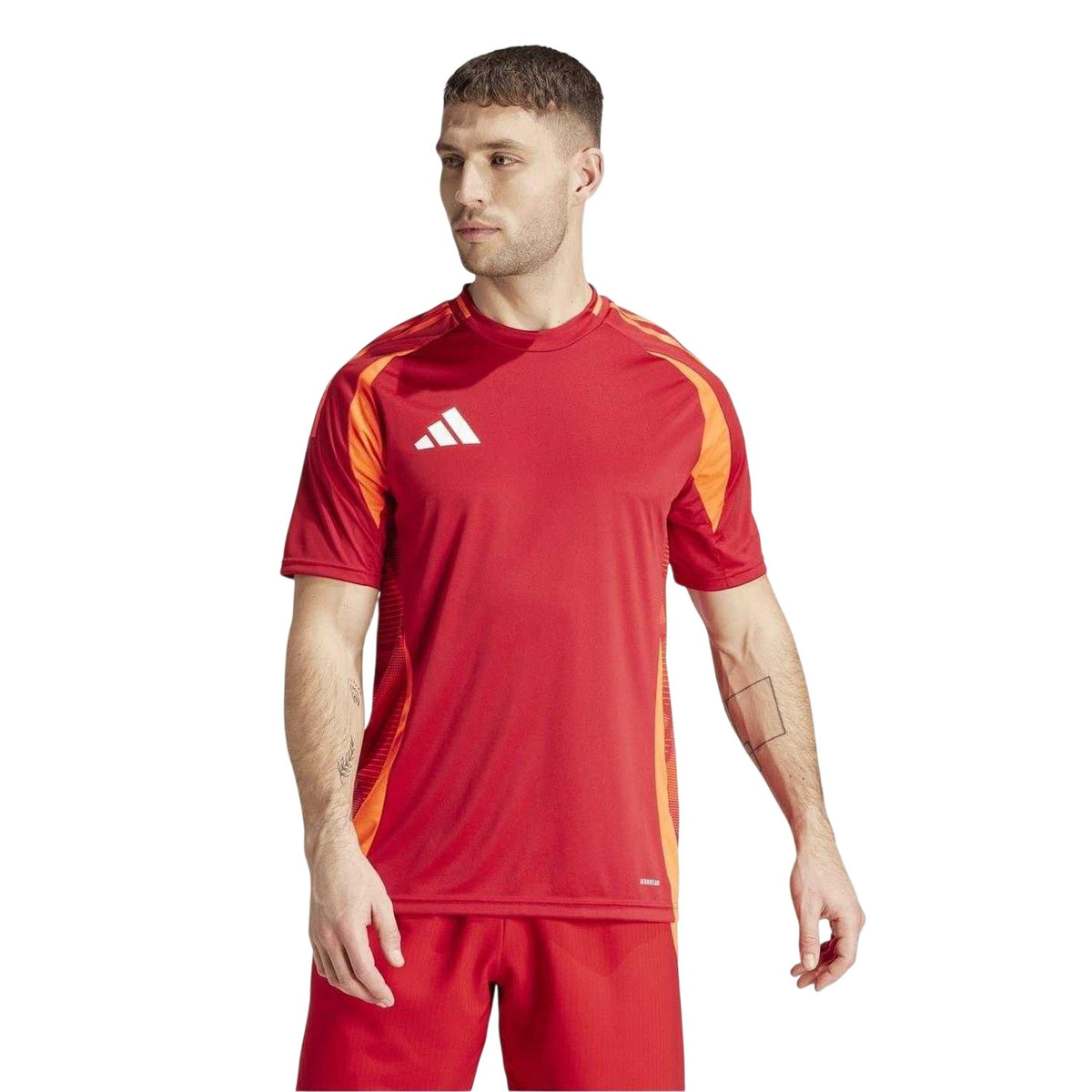 Team Power Red - Side - Adidas Mens Tiro 24 Competition Athletic Jersey