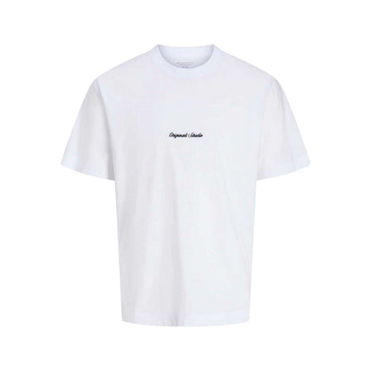 Bright White - Front - Jack And Jones Mens Norrebro T-Shirt
