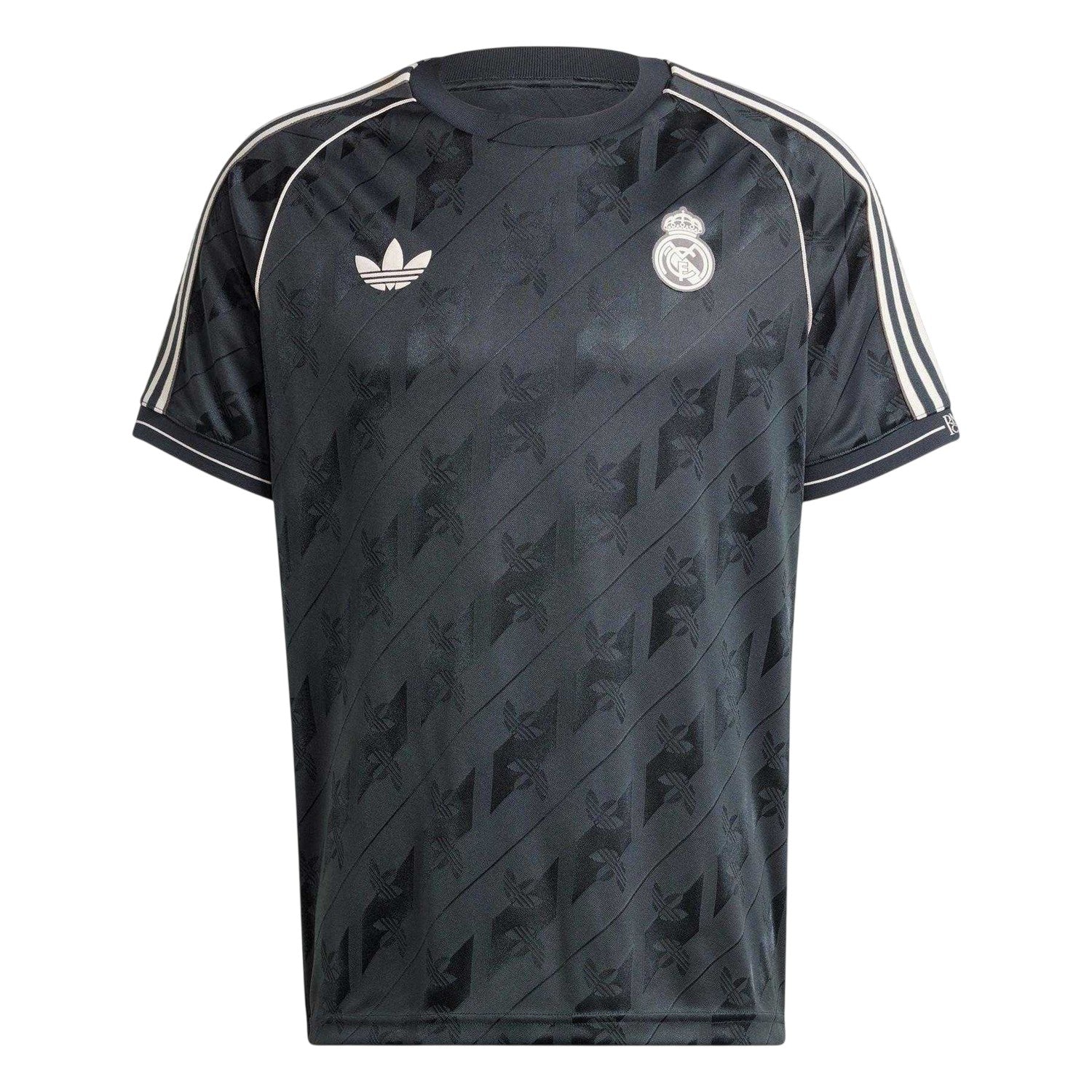 Dark Grey - Front - Adidas Mens Lifestyle Real Madrid CF Football Jersey