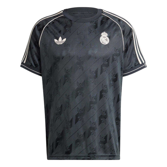 Dark Grey - Front - Adidas Mens Lifestyle Real Madrid CF Football Jersey