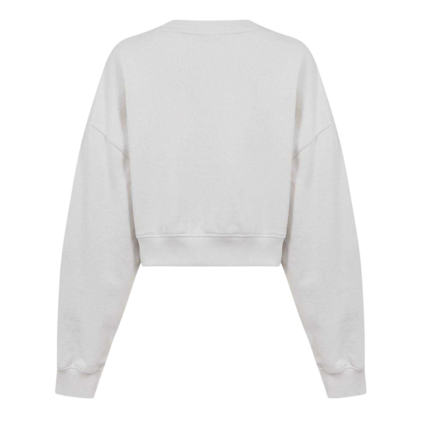 Moonbeam - Back - Calvin Klein Womens-Ladies Institutional Drop Shoulder Crop Sweatshirt