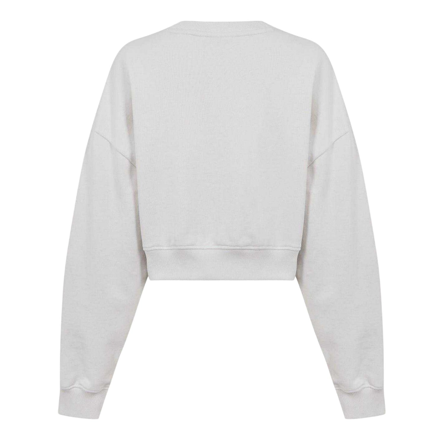 Moonbeam - Back - Calvin Klein Womens-Ladies Institutional Drop Shoulder Crop Sweatshirt