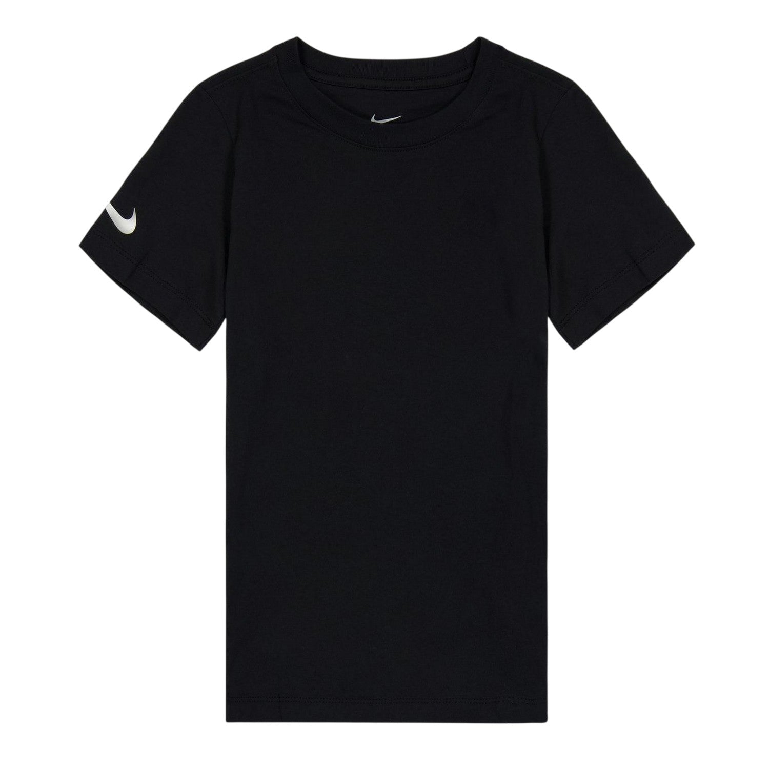Black-White - Front - Nike Childrens-Kids Performance T-Shirt