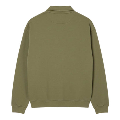 Green - Back - Lacoste Mens Pique Loose Fit Polo Sweatshirt