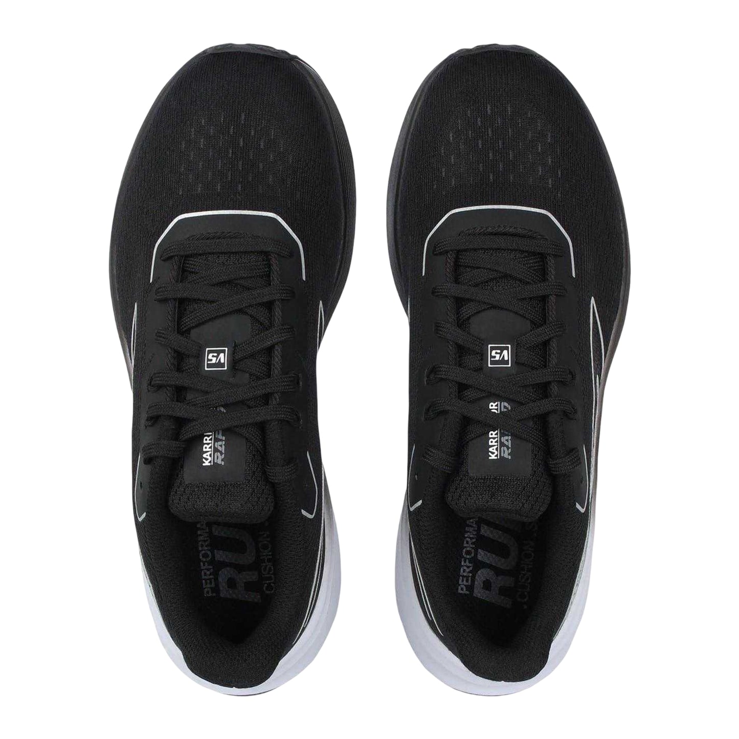Black-White - Lifestyle - Karrimor Childrens-Kids Rapid 5 Road Cushioned Shoes