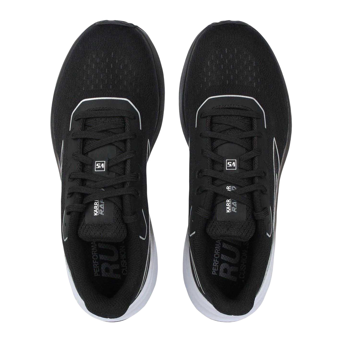 Black-White - Lifestyle - Karrimor Childrens-Kids Rapid 5 Road Cushioned Shoes