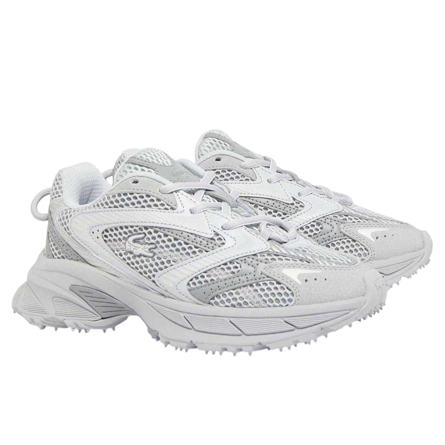 Grey - Front - Lacoste Womens-Ladies L003 Neo Shot Trainers