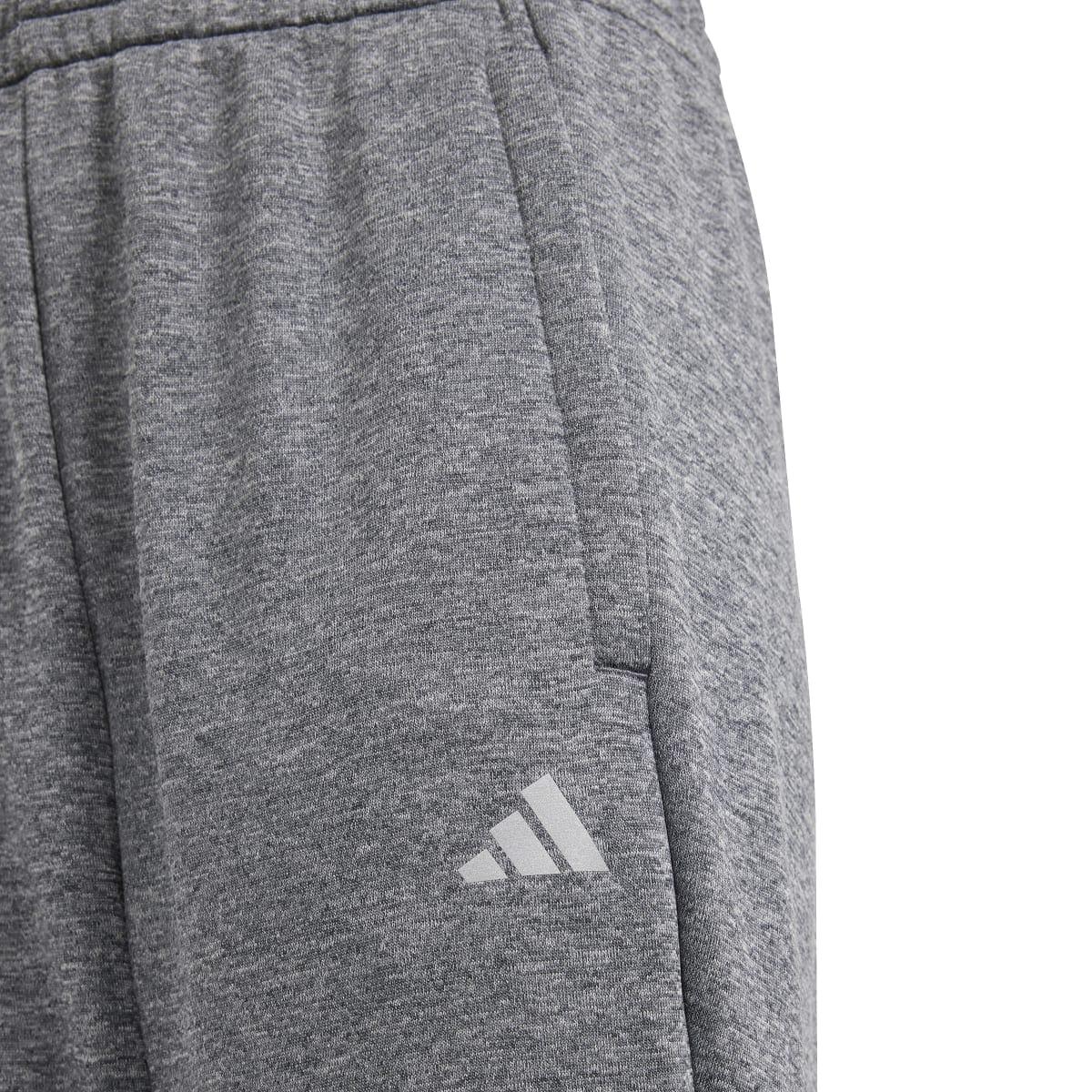 Grey - Lifestyle - Adidas Childrens-Kids Aeroready Training Jogging Bottoms