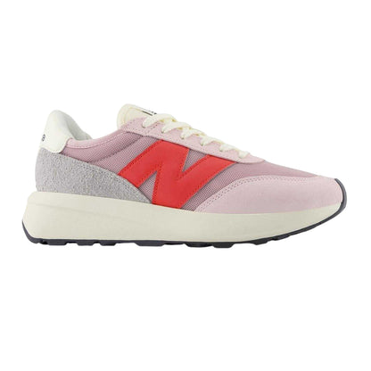 White-Grey-Pink - Front - New Balance Unisex Adult 237 N Mesh Trainers