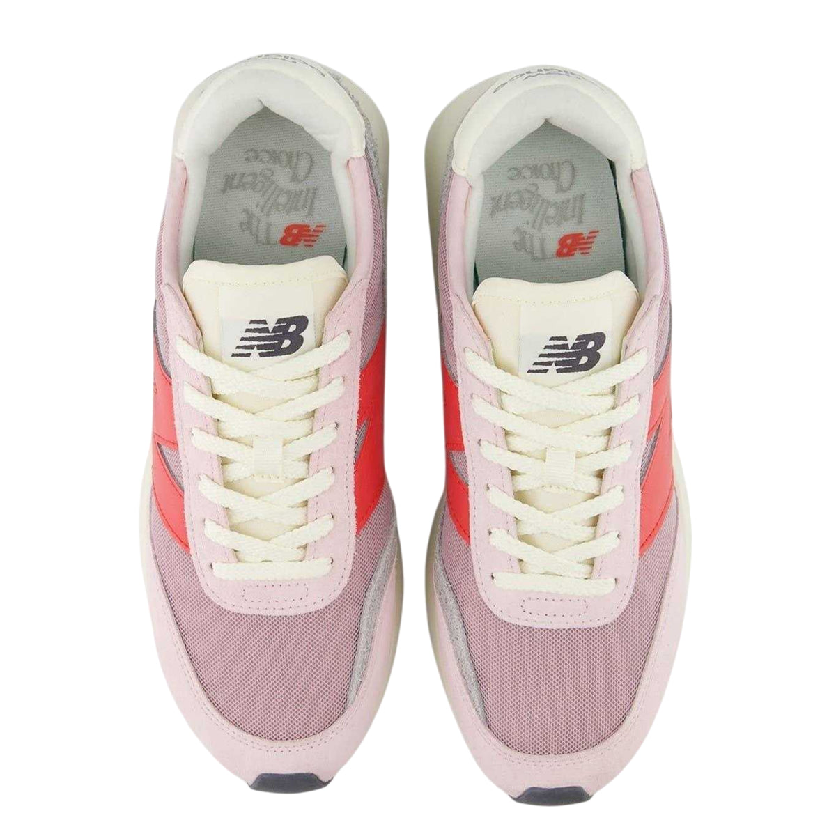 White-Grey-Pink - Back - New Balance Unisex Adult 237 N Mesh Trainers
