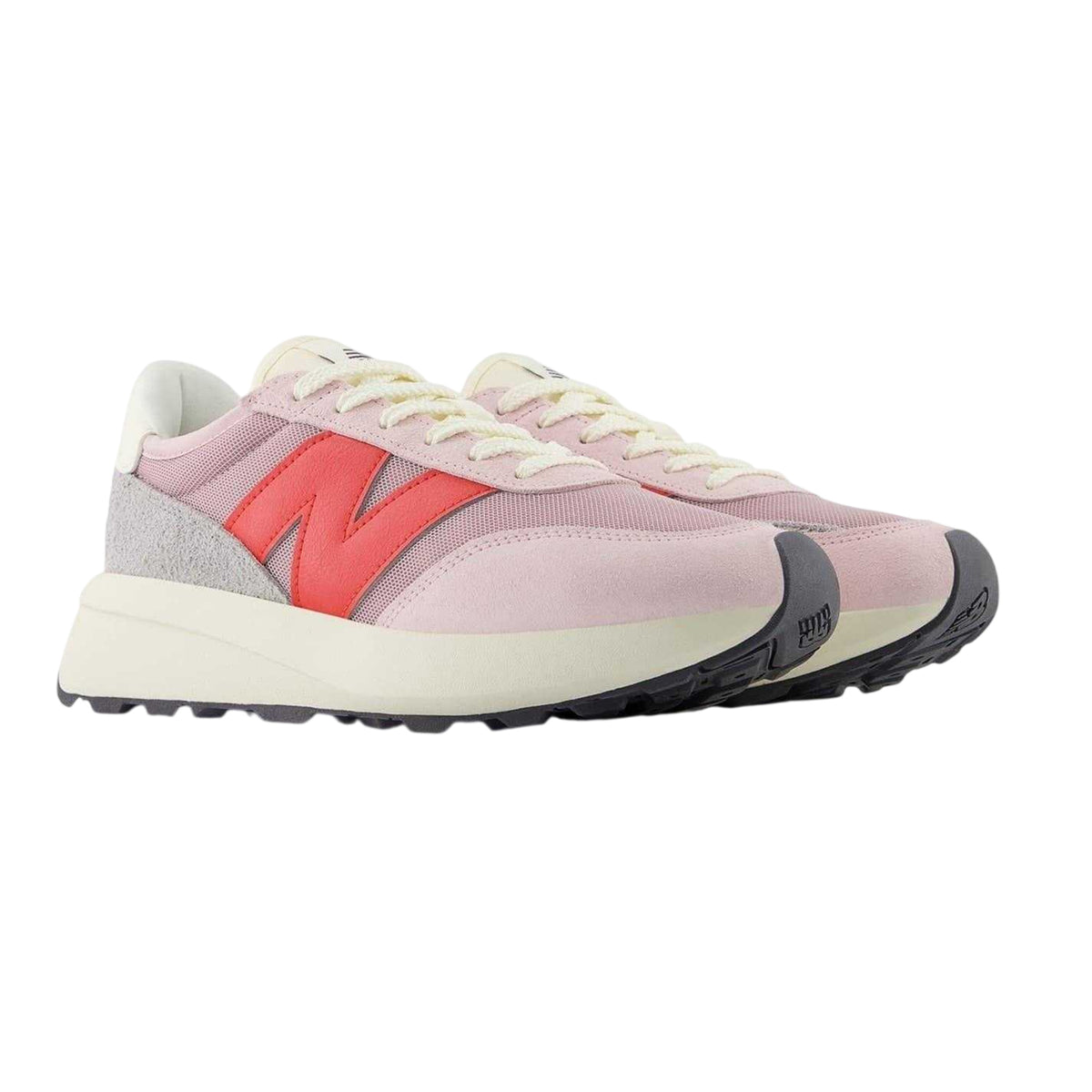 White-Grey-Pink - Side - New Balance Unisex Adult 237 N Mesh Trainers