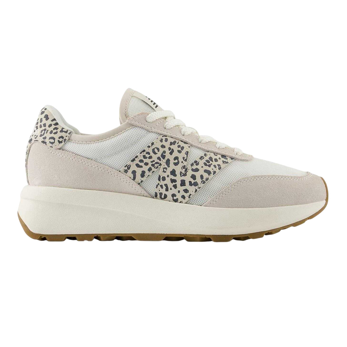 White-Leopard - Front - New Balance Unisex Adult 237 N Mesh Trainers