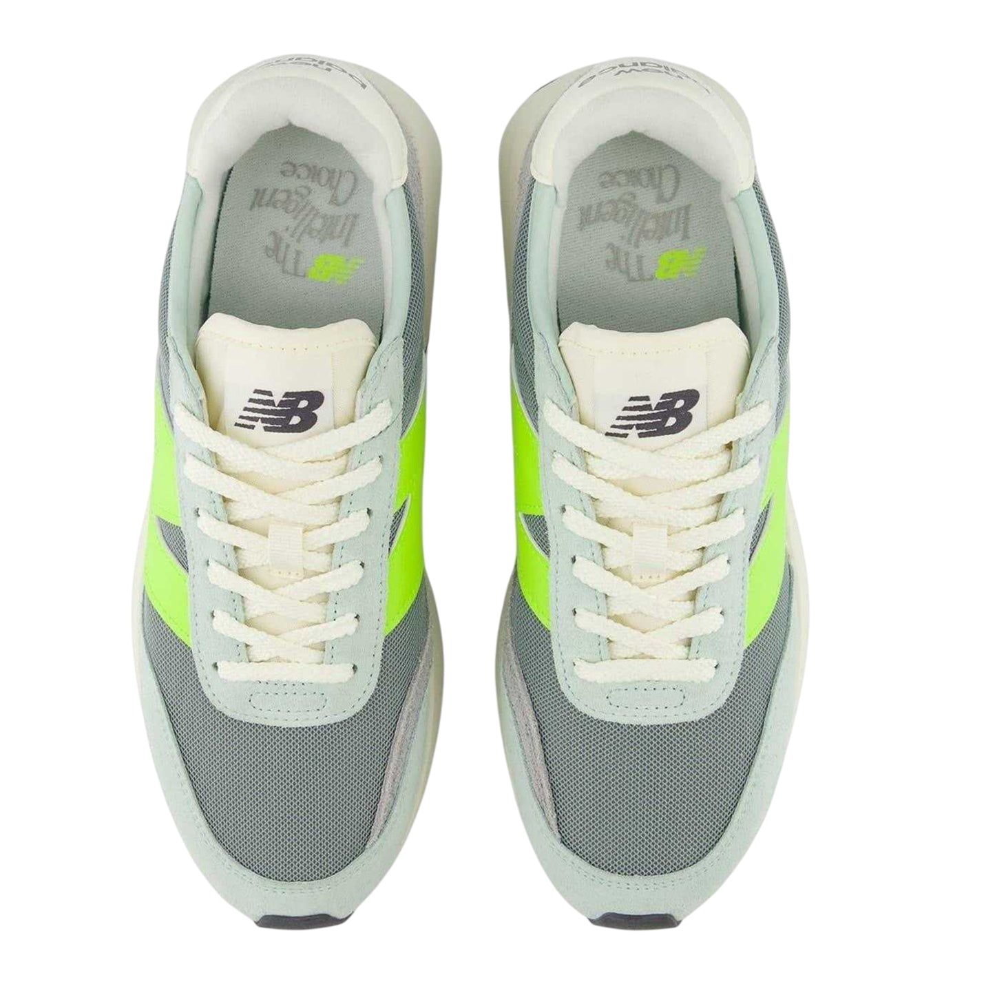 Grey-Blue-Lime - Side - New Balance Unisex Adult 237 N Mesh Trainers